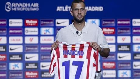 El Atlético cierra su semana fantástica con las presentaciones de Hancko y Pubill