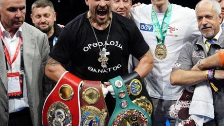 Vereinigungskampf in London: Endgültig „Legende“: Usyk feiert nächsten K.-o.-Sieg