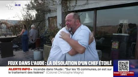 "C'est une catastrophe": le témoignage ému du chef étoilé Gilles Goujon face à l'incendie dans l'Aude
