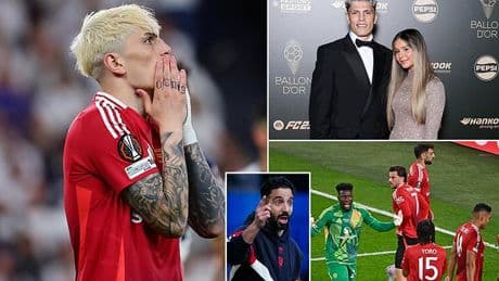 Alejandro Garnacho is axed ENTIRELY from Man United's squad as his girlfriend confirms summer exit after bitter fallout with Ruben Amorim - while another regular first-team star is missing
