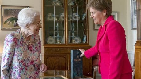 Audience with late Queen more nerve-racking than FMQs, recalls Sturgeon