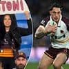 Brisbane Broncos fan's VERY cheeky reference to Kotoni Staggs sex tape during win over Gold Coast Titans