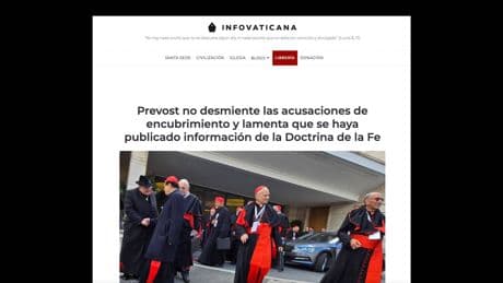 Una web española ultraconservadora, la mano negra detrás la campaña de desprestigio contra el nuevo papa