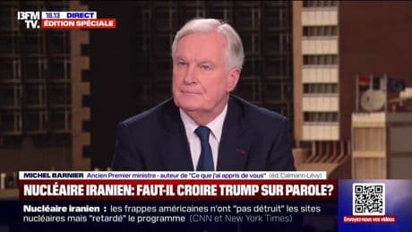 Nucléaire iranien: "C'est un coup d'arrêt à un pays qui ne respectait pas le droit international", estime Michel Barnier, ancien Premier ministre