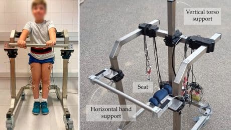 Así es el andador inteligente diseñado en España que mejora la vida de niños con parálisis cerebral