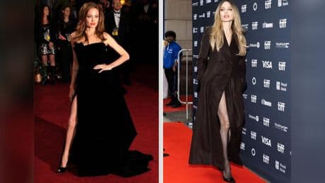 Nach Kult-Look bei Oscarverleihung 2012: Angelina Jolie zeigt wieder Bein