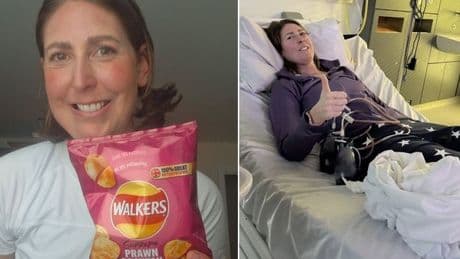 'Crisps saved my life - they were a warning sign I had cancer'