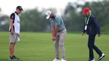 Sam Burns’ US Open hopes were crushed by controversial rules decision