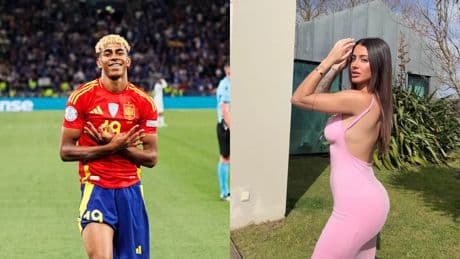 Las esperadas fotos de Lamine Yamal y Fati Vázquez, muy cariñosos, disfrutando en el mar