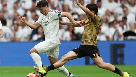 Las alarmas se encienden en el  Santiago Bernabéu: Brahim se retira lesionado tras volver el dolor en el abductor izquierdo