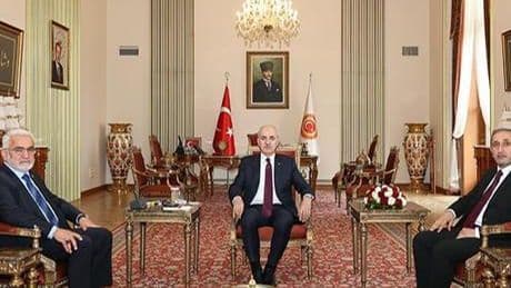 Meclis Başkanı Kurtulmuş, Yapıcıoğlu'nu kabul etti