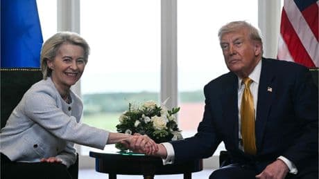 Nach Zoll-Einigung richtet von der Leyen Worte an Trump: "Harter Verhandlungsführer"
