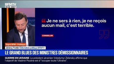 SIGNÉ BFM -  Le grand blues des ministres démissionnaires