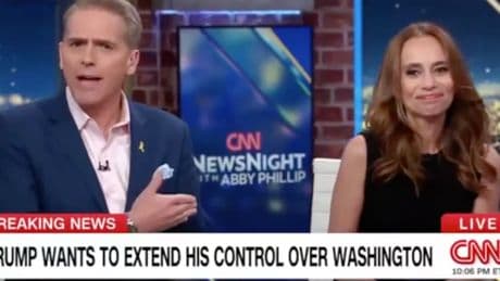 CNN panelists’ on-air fight over DC takeover ends with tawdry ‘nightly’ bedroom smear involving Trump