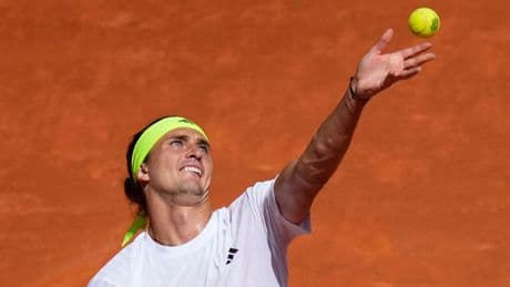Alexander Zverev warned for taking picture of ball mark during Madrid Open win