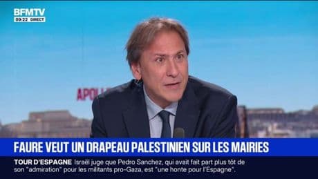 Conflit israélo-palestinien: "Mettre les deux" drapeaux sur les mairies, suggère Jérôme Guedj, député PS de l'Essonne