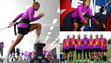 Confident Lionesses are fighting fit after a tumultuous month on the eve of the Euros - as Sarina Wiegman prepares to welcome back 'sharp' Chelsea star Lauren James in a major boost