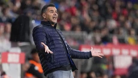 Míchel, tras el triunfo del Girona que le acerca a la salvación: "Ha sido una liberación"