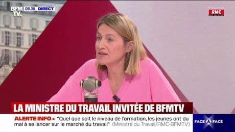 "On n'a pas assez de jeunes qui travaillent, avec une insertion difficile", estime la ministre du Travail Astrid Panosyan-Bouvet