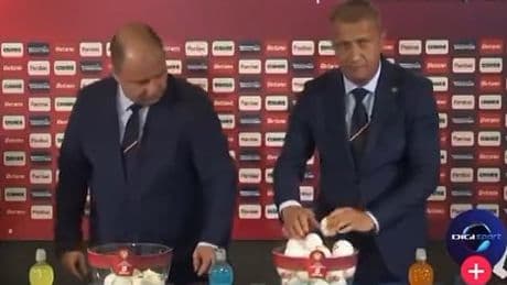 Bizarre Cup draw caught in 'fixing' storm as organisers are forced to DENY rigging accusations after fans call out co-host's unique ball-picking technique