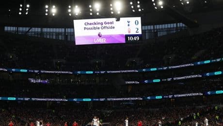 Fire alarm at Stockley Park sees VAR SCRAPPED in middle of Tottenham vs Nottingham Forest match as statement released