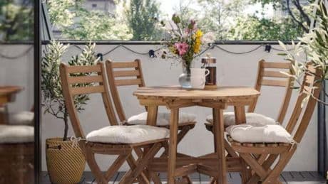Muebles plegables para exterior: ¡no ocupan espacio!
