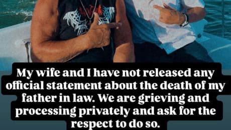 Hulk Hogan’s son-in-law offers first comments on WWE icon’s shocking death