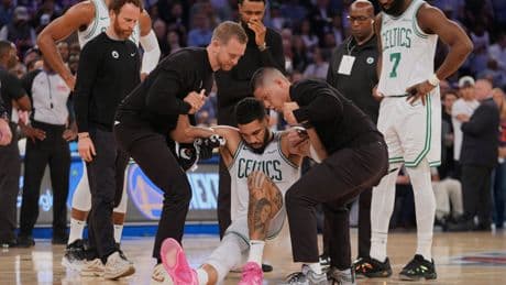 Injuries are becoming the story of the NBA playoffs. And not even the game's stars are safe
