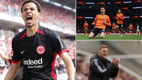Newcastle step up talks over potential club record move for Hugo Ekitike - and want the Eintracht Frankfurt striker to play alongside Alexander Isak