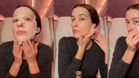 Patricia Garín, experta en dermocosmética: “En ciertos casos, la falta de hidratación desencadena rojeces mientras volamos. Es una reacción irritativa que puede producir picores”