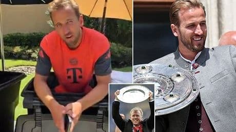 Harry Kane is mocked by fans after adopting strange 'German accent' - as he earns comparisons to infamous Steve McClaren blunder