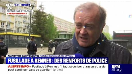 Story 1 : Fusillade à Rennes, le préfet sur BFMTV - 18/04