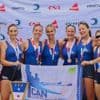 Aviron. Le Cercle de l’Aviron de Nantes et Léo-Lagrange Nantes en or à Vichy