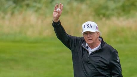 Trump Tries to Woo Skeptical Europe—After A Round of Golf