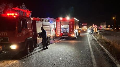 Balıkesir'de zincirleme kaza: 5 yaralı