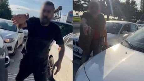 İstanbul'da trafik magandalığı! Çocuklarının gözleri önünde saldırıya uğradı