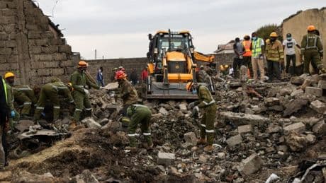 Medical plane crashes metres from school killing six in Kenya