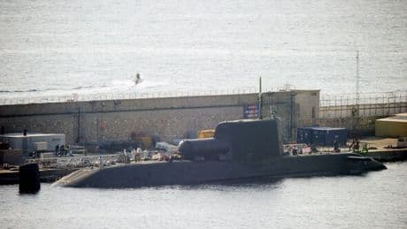 Royal Navy submarine docks in Gibraltar after bombshell comments by Spanish minister
