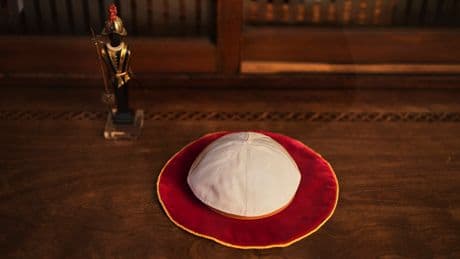 These papal tailors aren't expecting a traditional order for new cassocks to outfit the next pope