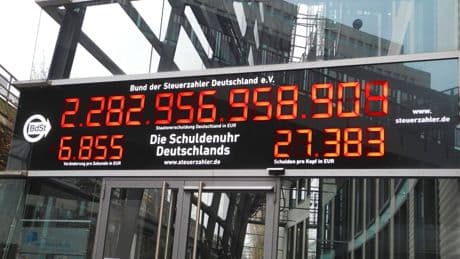 Staatsschulden: Deutschland knackt erstmals 2,5-Billionen-Euro-Marke