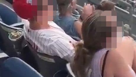 Phillies fans seemingly caught on video in Yankee Stadium sex act