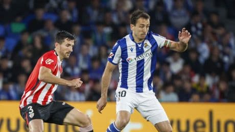 Oyarzabal, Brais y los otros cuatro apercibidos de la Real Sociedad jugarán ante el Atlético