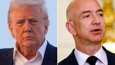 Trump says Jeff Bezos was 'very nice' and agreed to take tariff info off Amazon listings right after their call