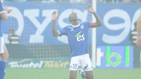 Strasbourg-Nantes: raté monumental, but de la tête... la minute de folie d'Emegha, héros des Alsaciens