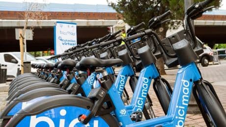 La estación virtual de Bicimad llega a Carabanchel para prescindir de los anclajes físicos