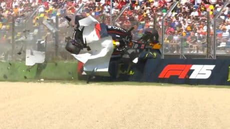 Así fue el brutal accidente de Yuki Tsunoda en la clasificación del GP de Emilia Romagna