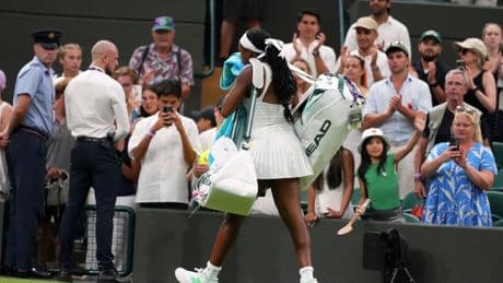 Coco Gauff is out in the first round of Wimbledon with a 7-6 (3), 6-1 loss to Dayana Yastremska