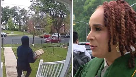 Porch pirate has change of heart and returns cap and gown taken from college graduate’s front yard
