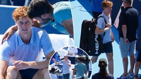 Hyped Jannik Sinner-Carlos Alcaraz championship match comes to abrupt end after five games