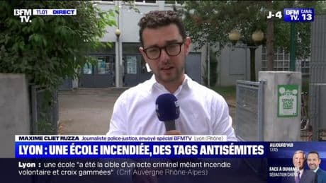 Croix gammées, tags antisémites et tentative d'incendie: une école de Lyon dégradée